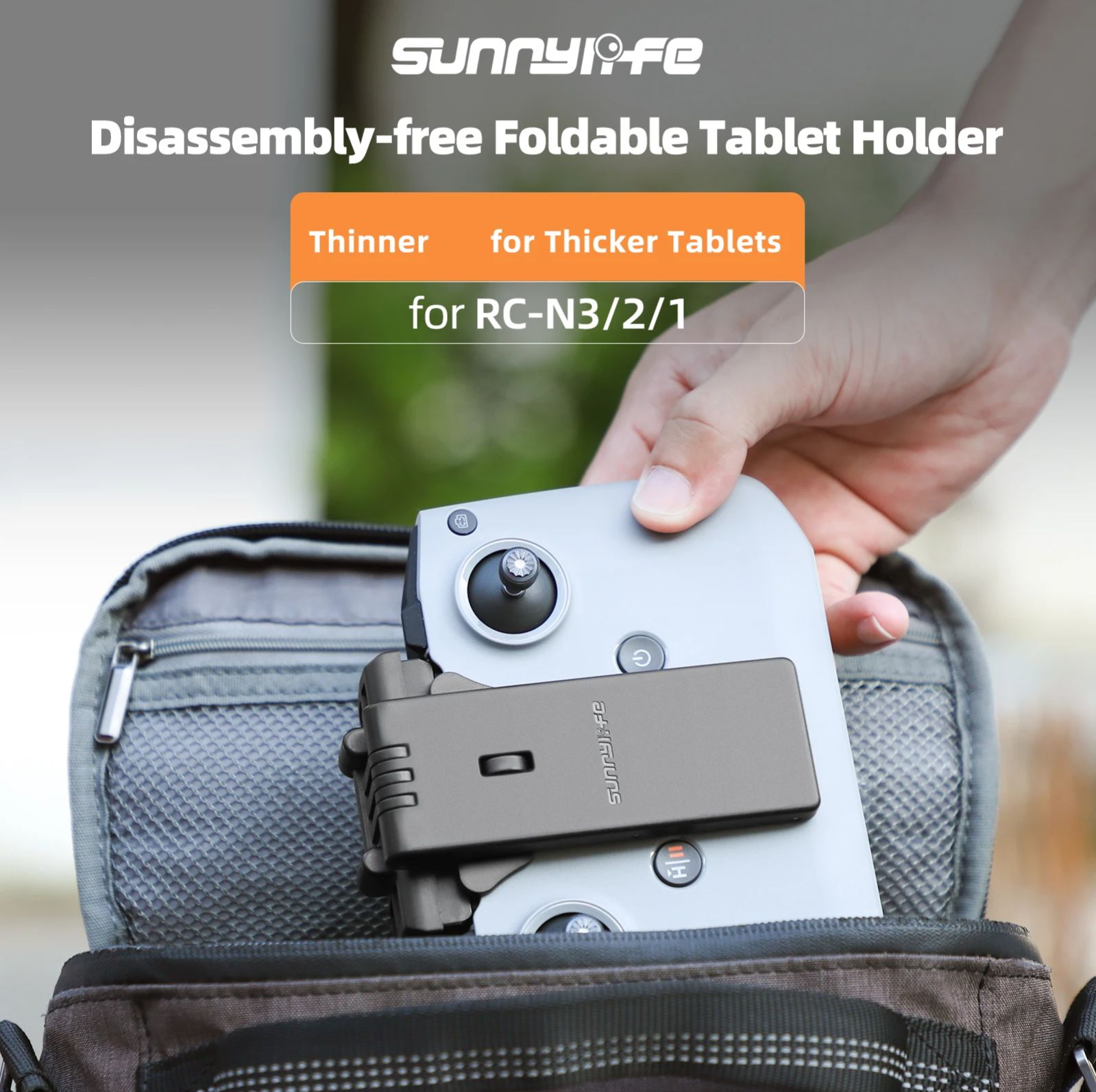Drone Tablet Mount - Składany, niewymagający demontażu uchwyt na tablet