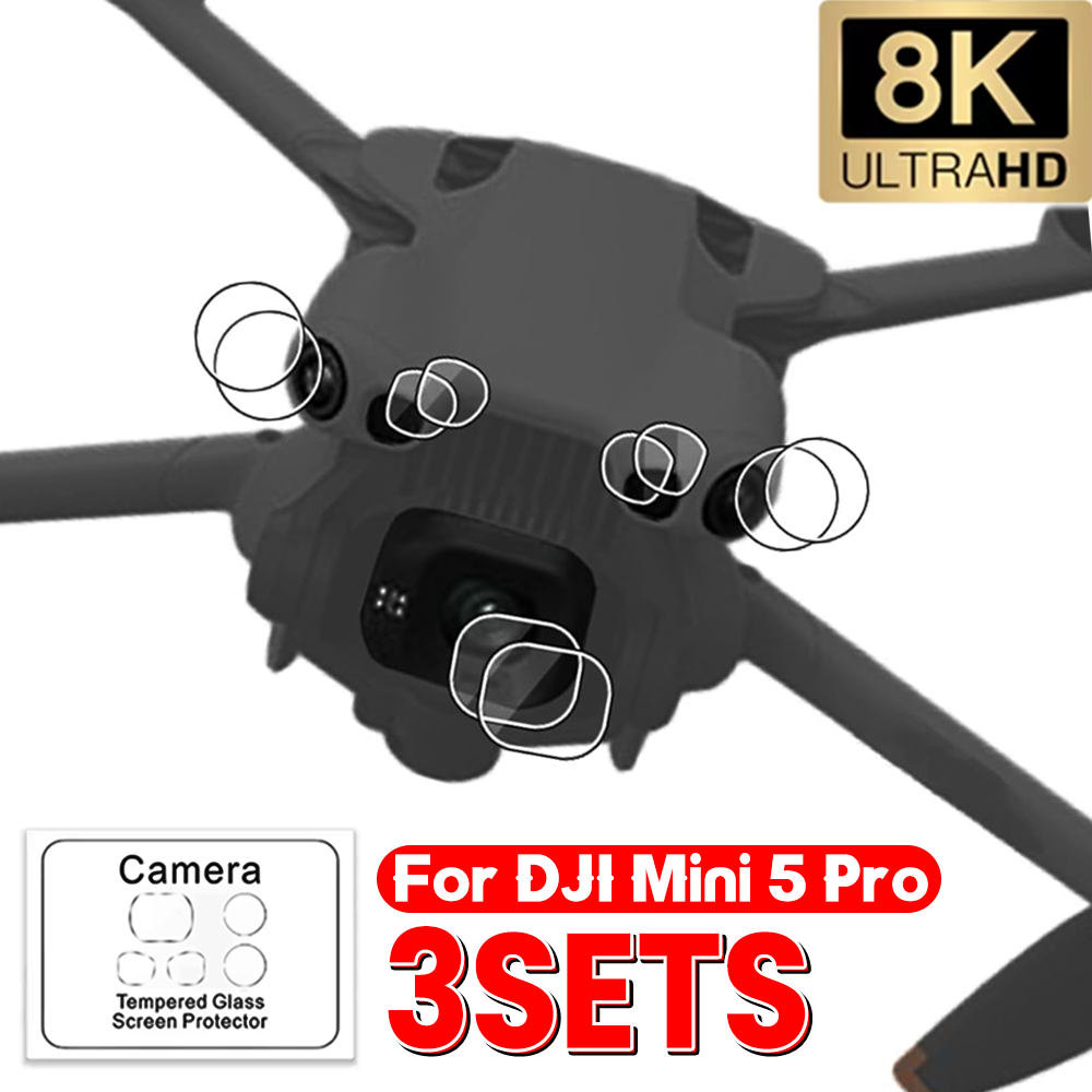 Drone Neck Strap - 3/1 zestawy folii ochronnych HD ze