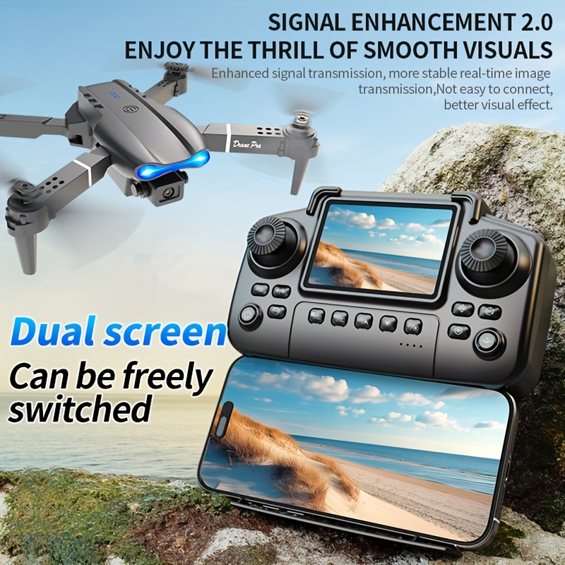 Nowy, składany dron E99 PRO MA – Drone Power Bank recenzja i cena